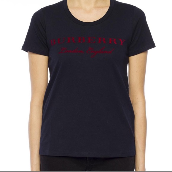 Burberry Short Sleeve Tshirt.  Size M. Navy - Picture 12 of 12